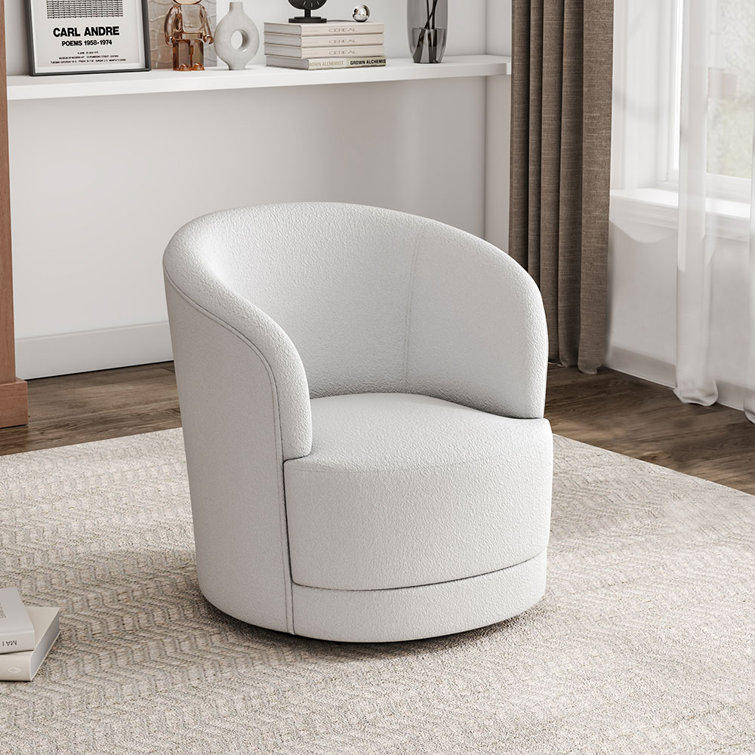 Wayfair swivel barrel chair discount